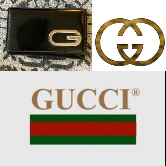 Gucci black patent leather key holder keeper - Picture 3 of 10